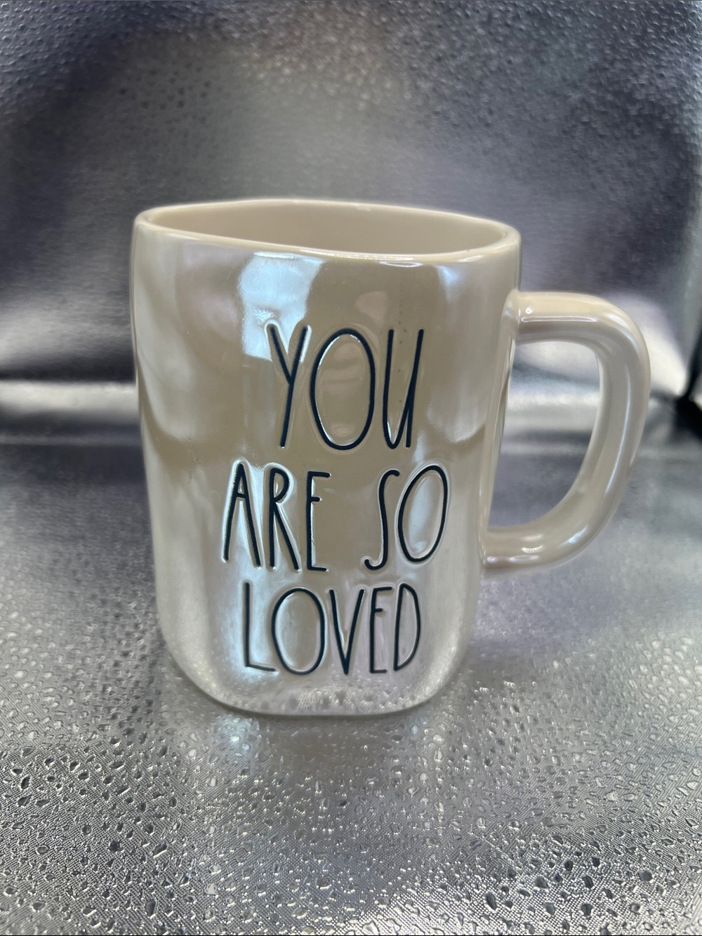 Rae Dunn Cream Colored You Are So Loved Ceramic Mug